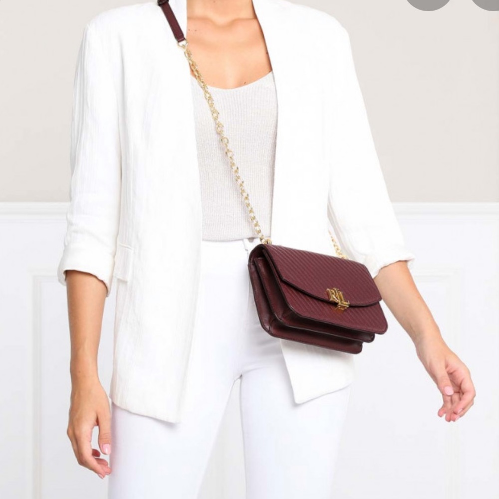 ❤️Ralph Lauren Quilted Madison Medium Crossbody